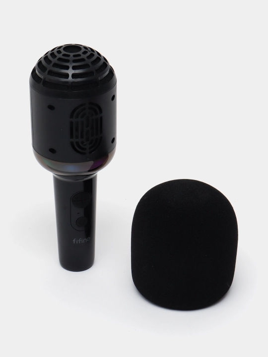 Караоке-микрофон Fifine e2 со встроенным динамиком, Bluetooth, RGB и смены голоса