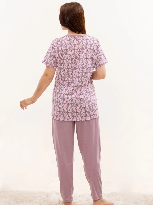 Uy kiyimi, pijama, kalta yengli