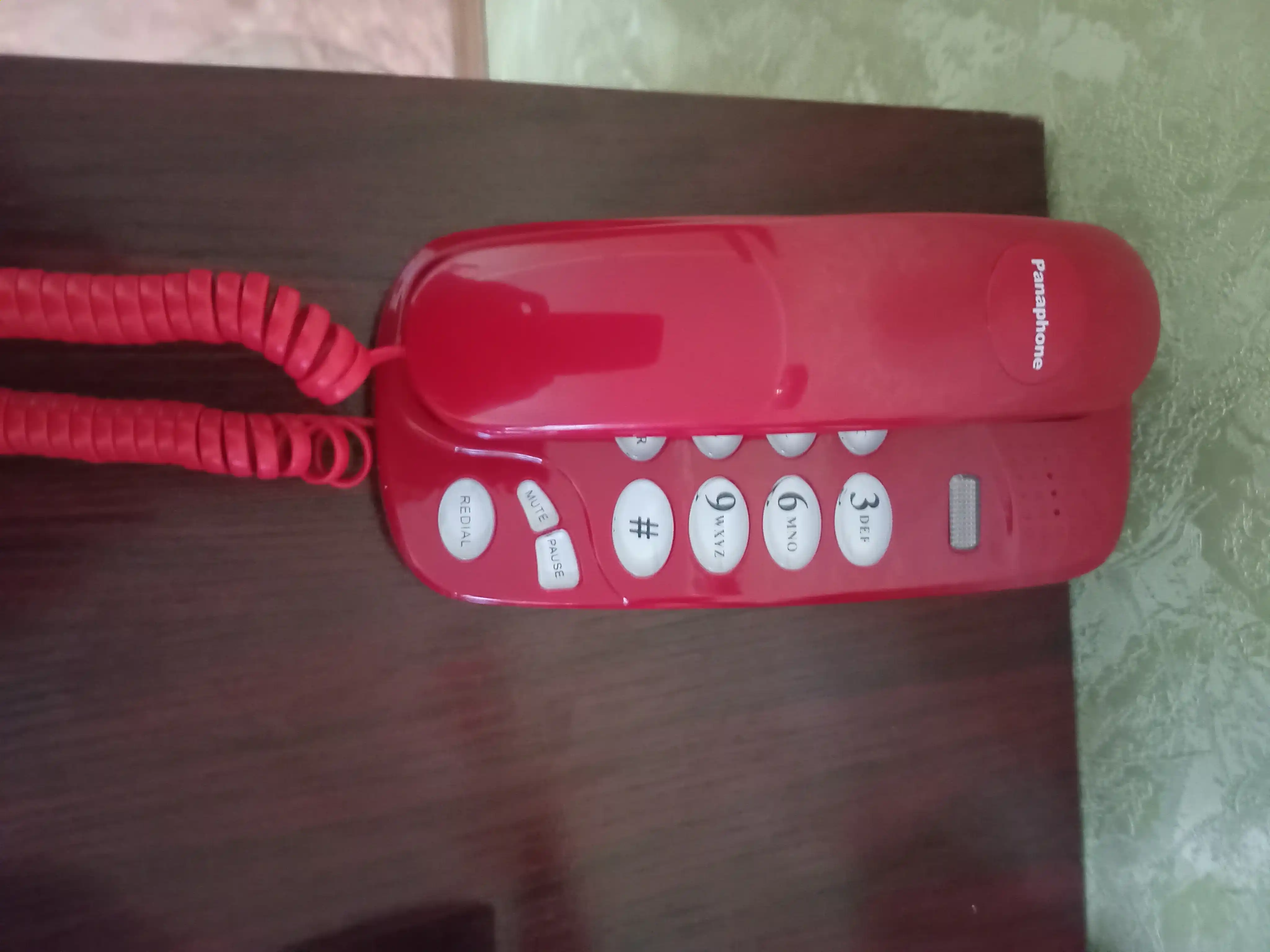 Simli orqali ishlaydigan telfon, uy telefoni Panaphone KX-T580