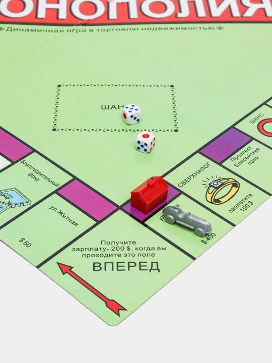 Mоnоpoliya, sto'l o'yini, rus tilida