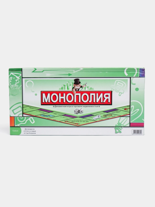 Mоnоpoliya, sto'l o'yini, rus tilida