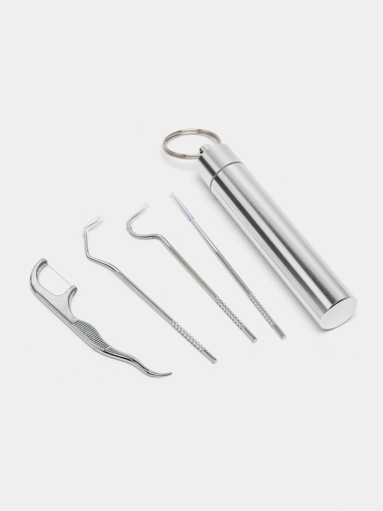 Tish tozalagich va tish ipi, flosser, 4 tasi 1 da - 