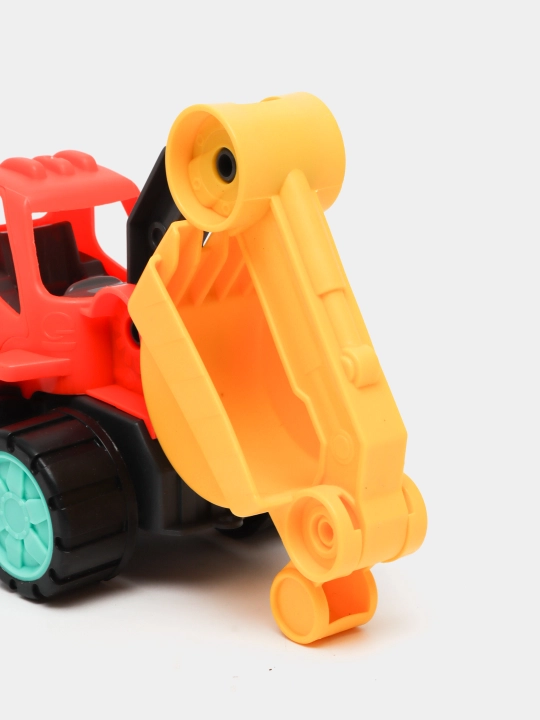 Plastik avtomobil, yig'ish modellari Jeep-Pickup-Traktor-Yuklagich-Samosval-Eskavator