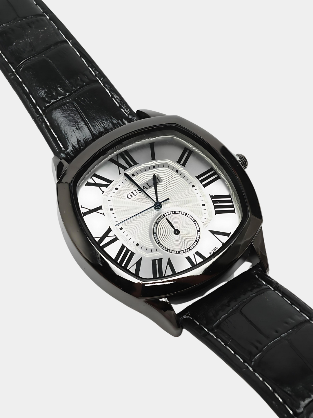 Мужские наручные часы, кварцевые, металлический и кожаный ремешок ...