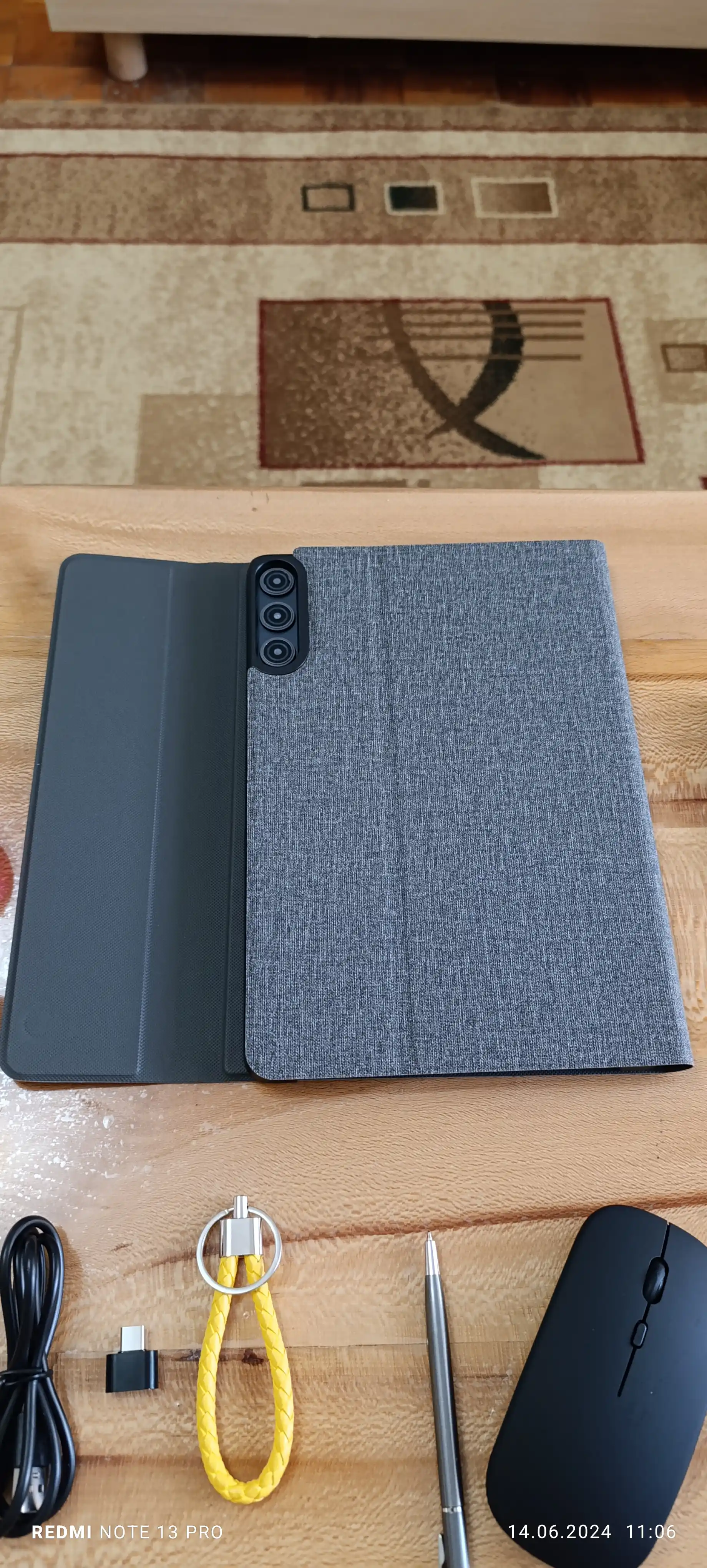Планшет 10,1″ 4/64 ГБ для работы и учёбы, 5G, 2 SIM, с клавиатурой и мышью