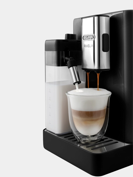 DeLonghi EXAM440.55 qahva mashinasi kapuchinator bilan, 1450 Vt, 1,4 litr