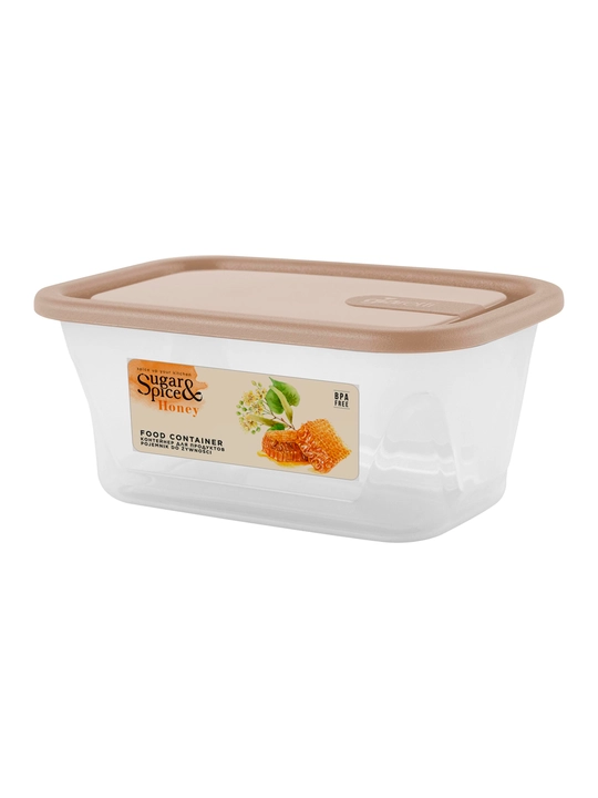 Набор контейнеров для продуктов, для холодильника или микроволновки, Sugar&Spice Honey, 4 шт