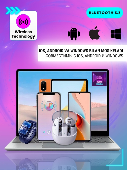Simsiz sensorli quloqchinlar TWS Y02, 6 soatgacha ishlash, shovqinni kamaytirish funksiya