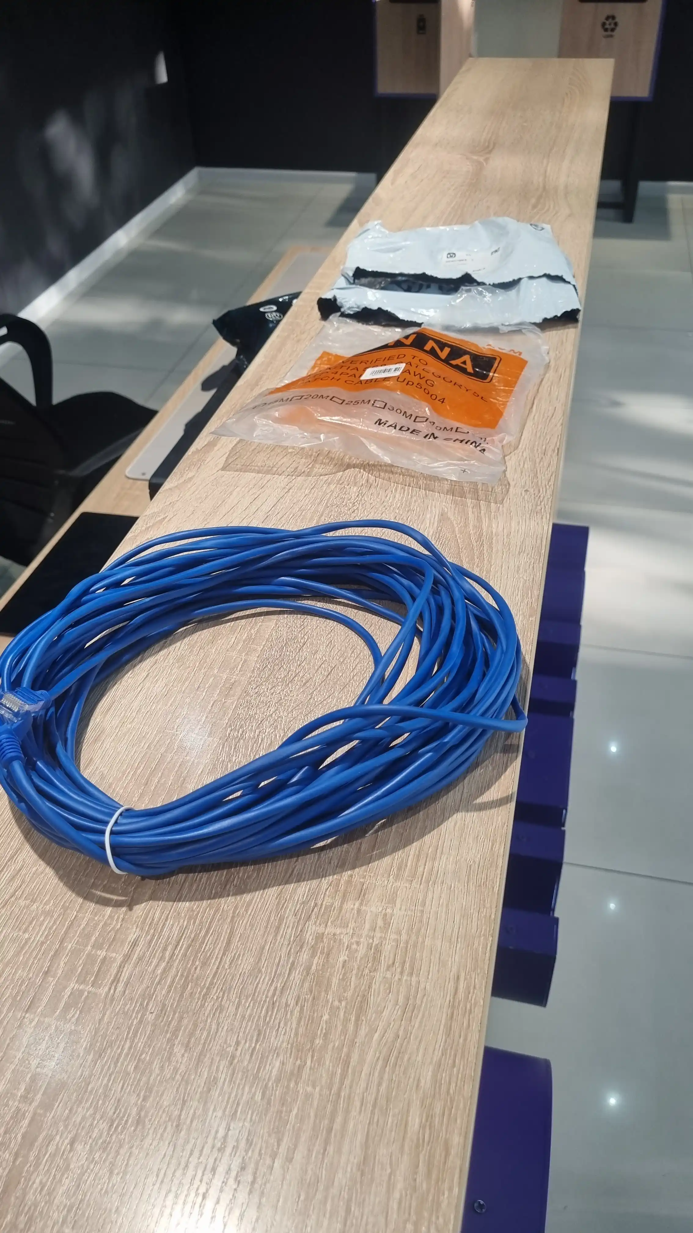 Lan Ethernet kabeli, RJ 45, UTP CAT 5E, tarmoq