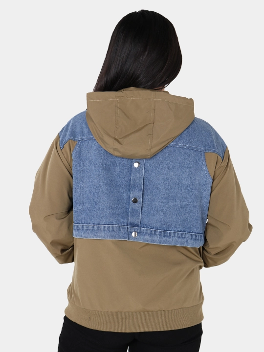 Denimdan ayollar jinsi kurtkasi, universal o'lcham