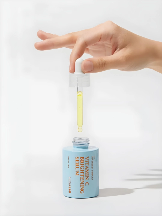 Yorituvchi zardob, S vitamini va peptidlar bilan Skin&Lab, Vitamin C Brightening Serum
