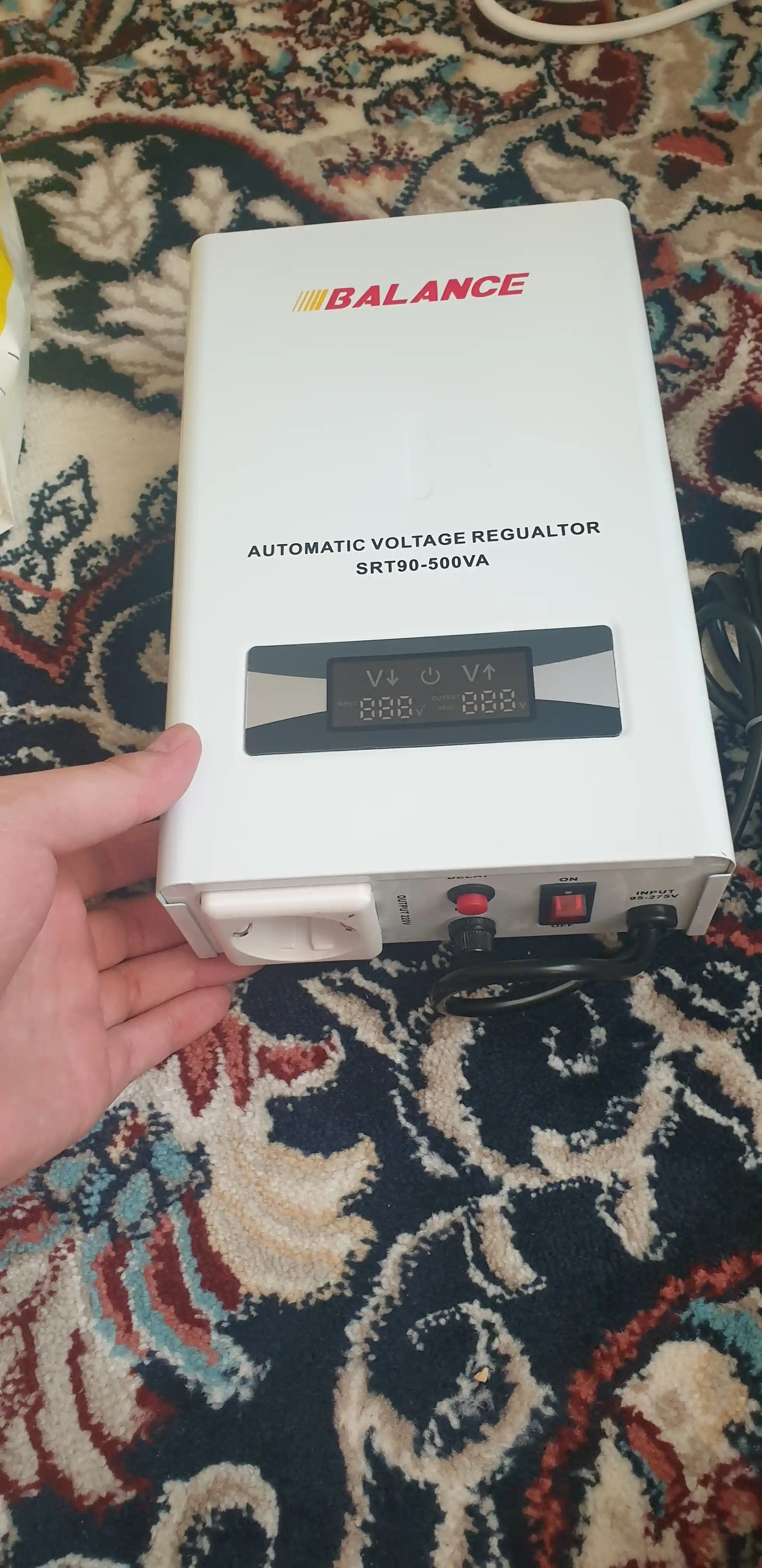 Stabilizator releli 500VA 95-275V Balance