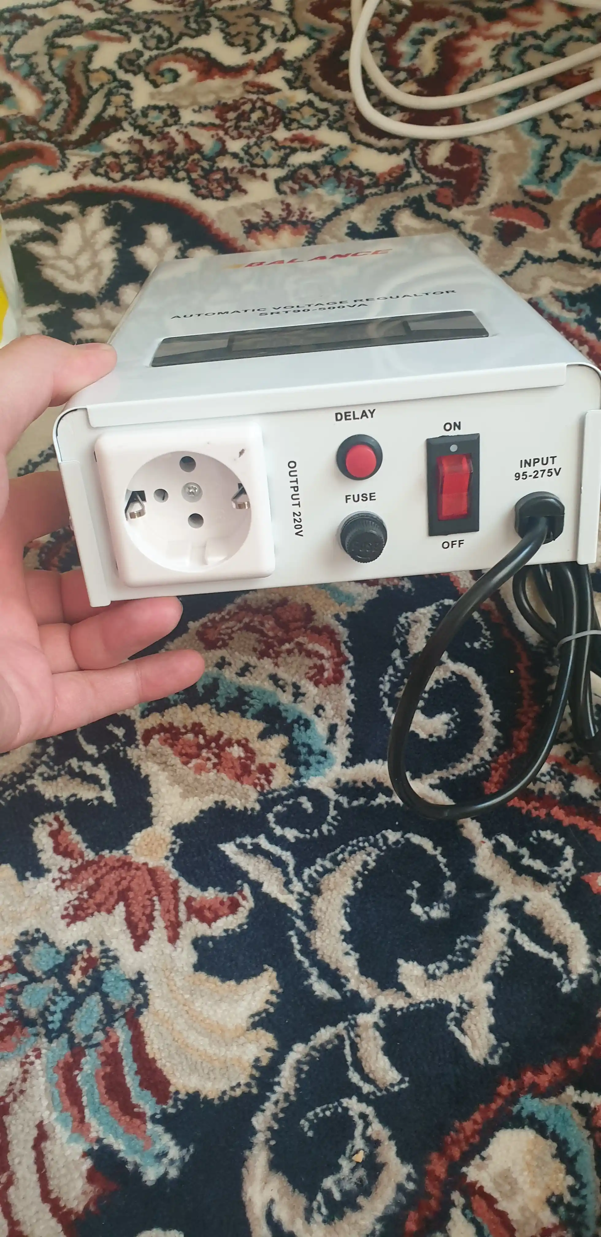 Stabilizator releli 500VA 95-275V Balance