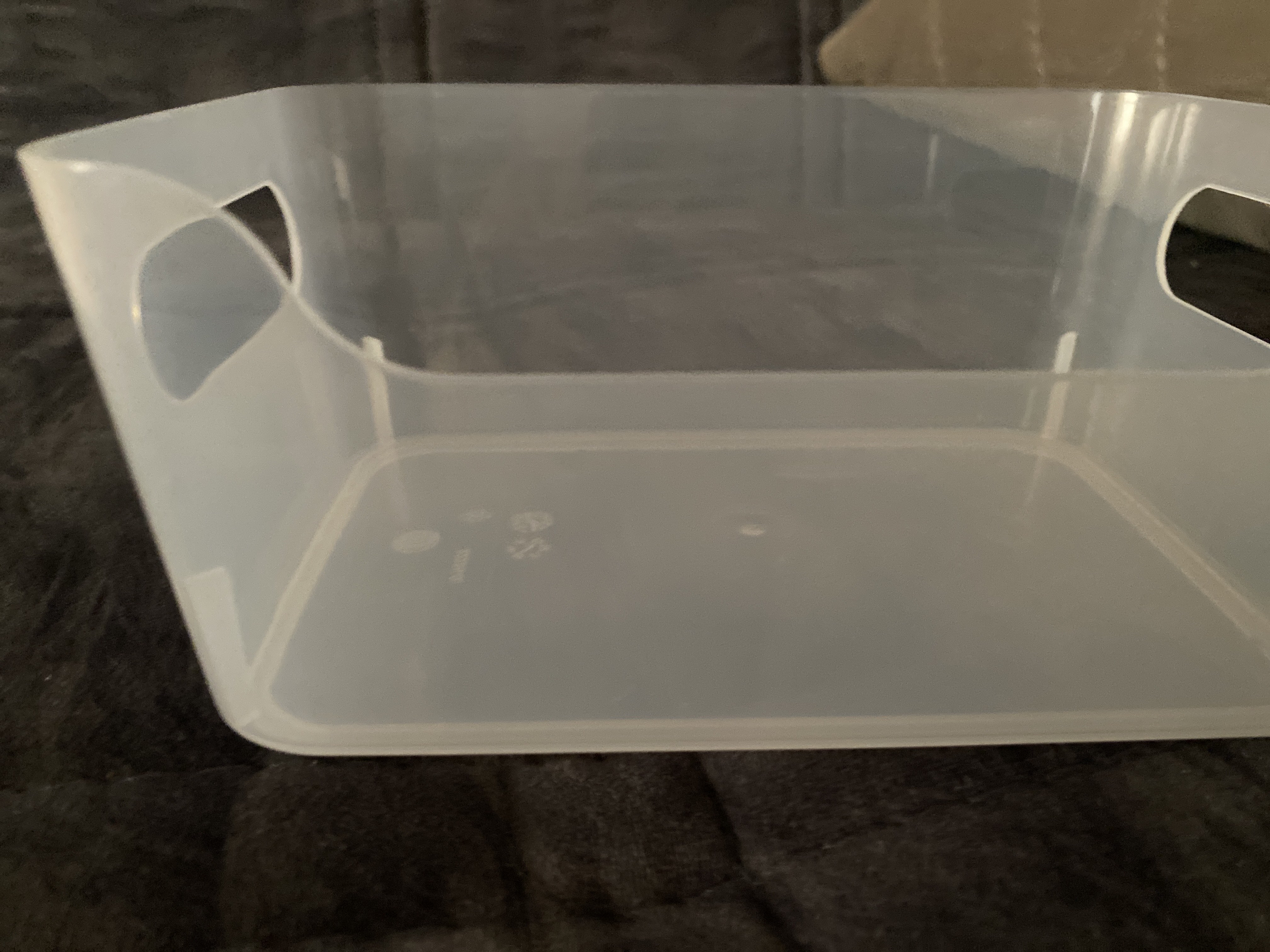 "Scandi" saqlash uchun plastik savat-organayzer