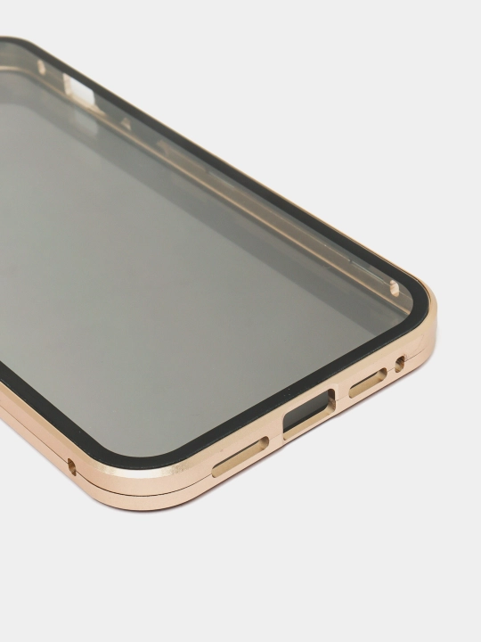Чехол для iPhone 13/14/15 Pro Max, двухсторонний магнит, с anti-peep покрытием