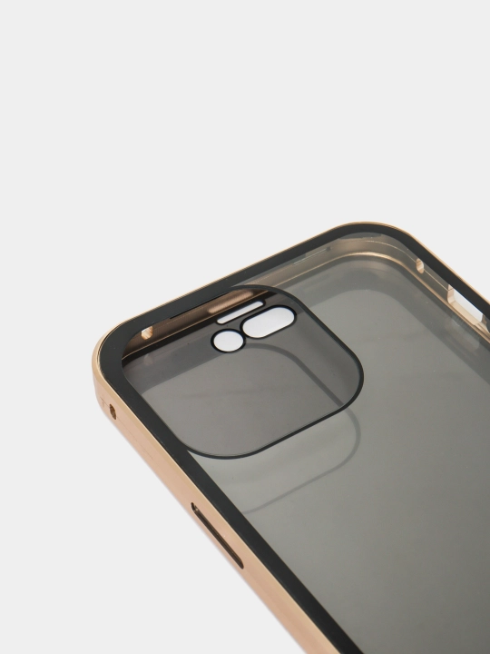 Чехол для iPhone 13/14/15 Pro Max, двухсторонний магнит, с anti-peep покрытием