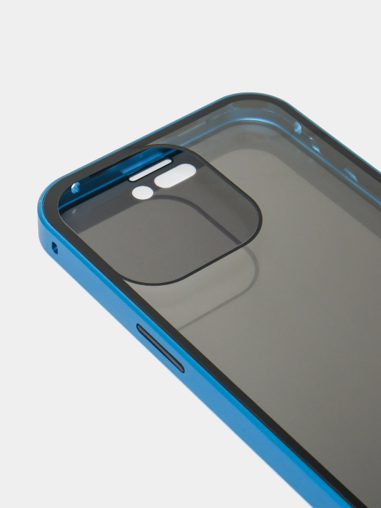 Чехол для iPhone 13/14/15 Pro Max, двухсторонний магнит, с anti-peep покрытием