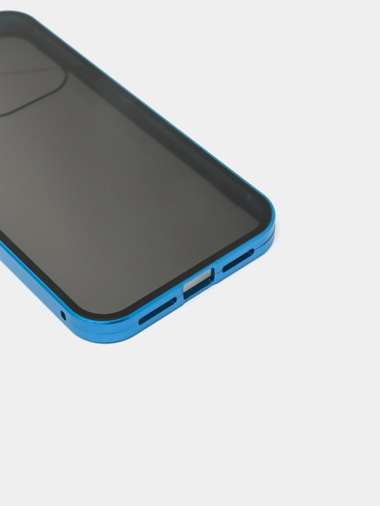 Чехол для iPhone 13/14/15 Pro Max, двухсторонний магнит, с anti-peep покрытием