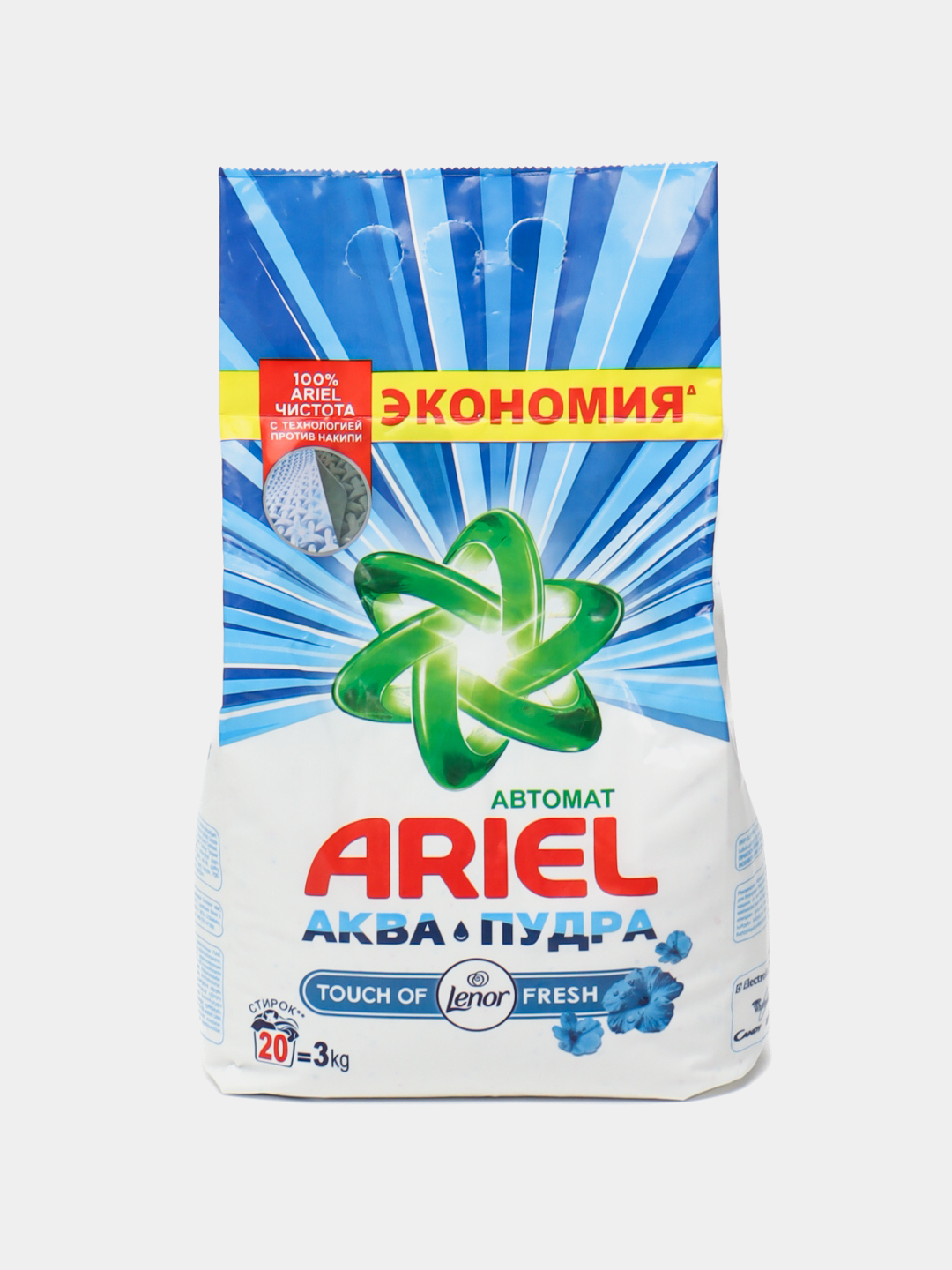 Стиральный порошок Ariel С ароматом Lenor, автомат, 3 кг купить по ...