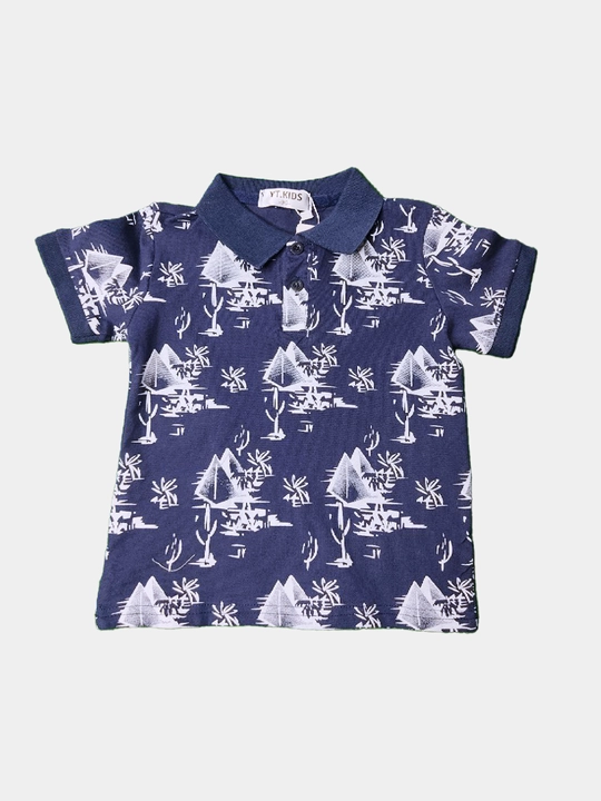 O'g'il bolalar uchun polo, oq - 