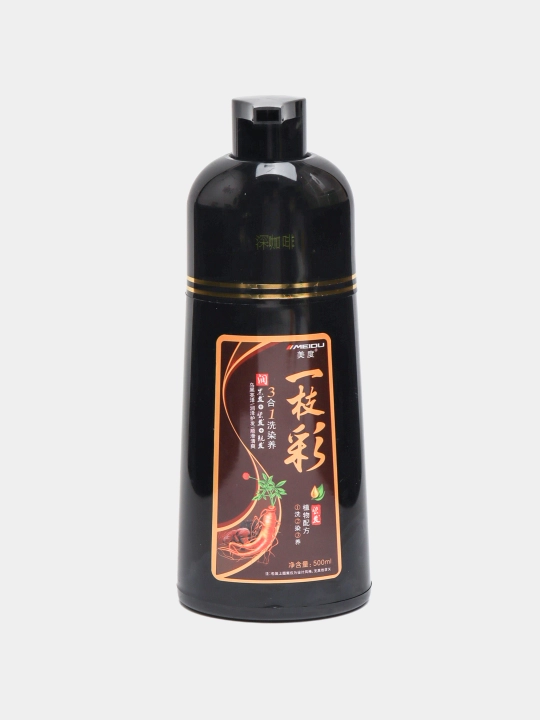 Shampun soch bo'yog'i Meidu, BAQLAJON RANG, sochni bo'yash uchun, 500 ml