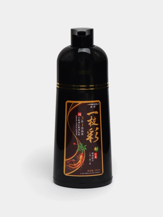 Shampun soch bo'yog'i Meidu, BAQLAJON RANG, sochni bo'yash uchun, 500 ml