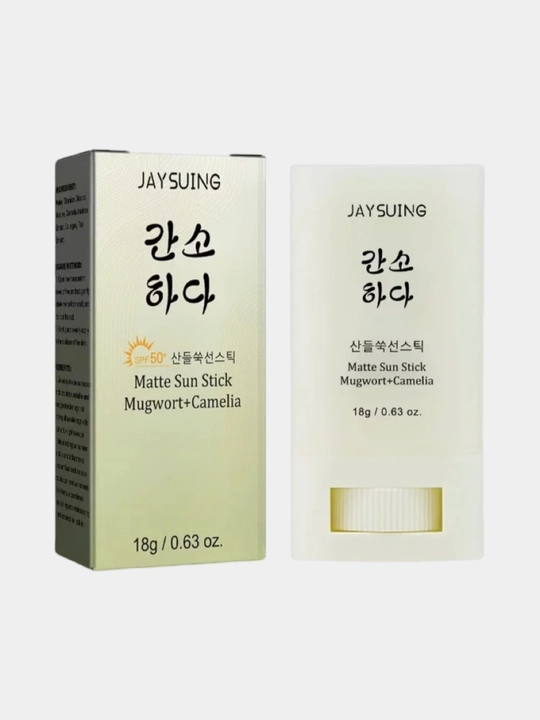 Quyoshdan himoyalovchi matli krem Matte Sun Stick Mugwort + Camelia SPF 50+
