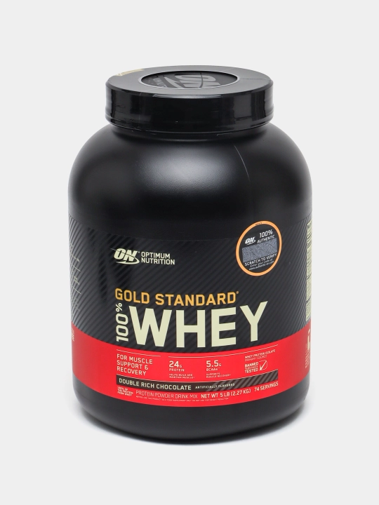 Протеин Optimum Nutrition "cо стикером" Whey Gold Standard, для набора веса, 2.27 кг - 
