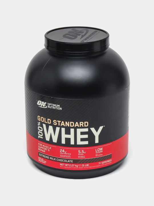 Протеин Optimum Nutrition Whey Gold Standard, европейский, для набора веса, 2.27 кг - 