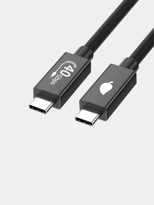 Kabel Type-c, USB-C Thunderbolt 4, 40 gigabit, 240w 5A, 8k