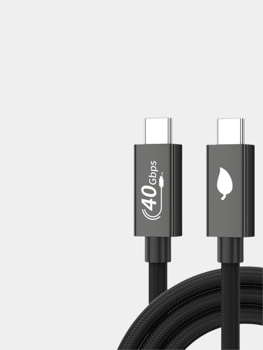 Kabel Type-c, USB-C Thunderbolt 4, 40 gigabit, 240w 5A, 8k