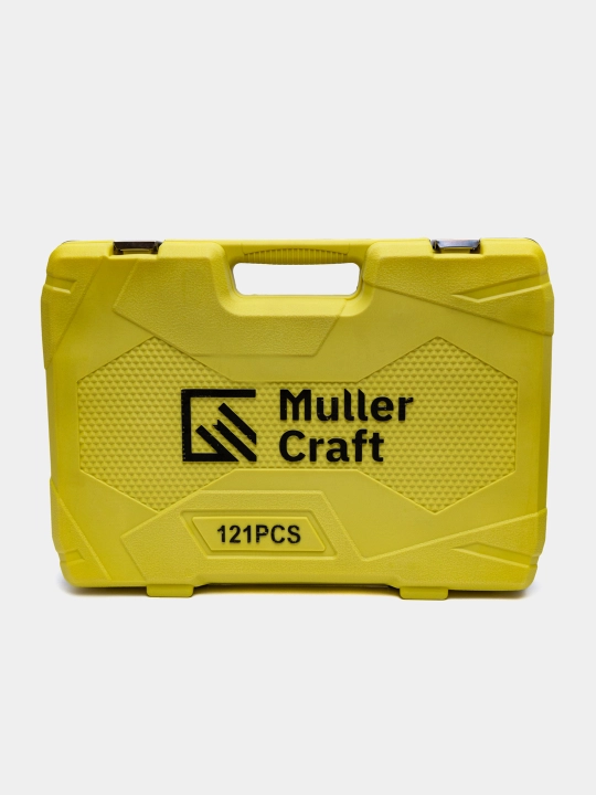 Muller Craft uskunalar to‘plami, 219 tagacha buyum, qarsildoq bilan