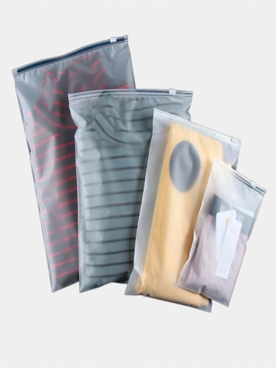 Зип пакет Zip lock, для упаковки одежды с застежкой бегунком
