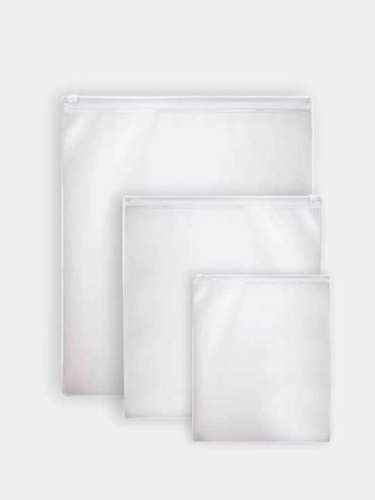 Зип пакет Zip lock, для упаковки одежды с застежкой бегунком