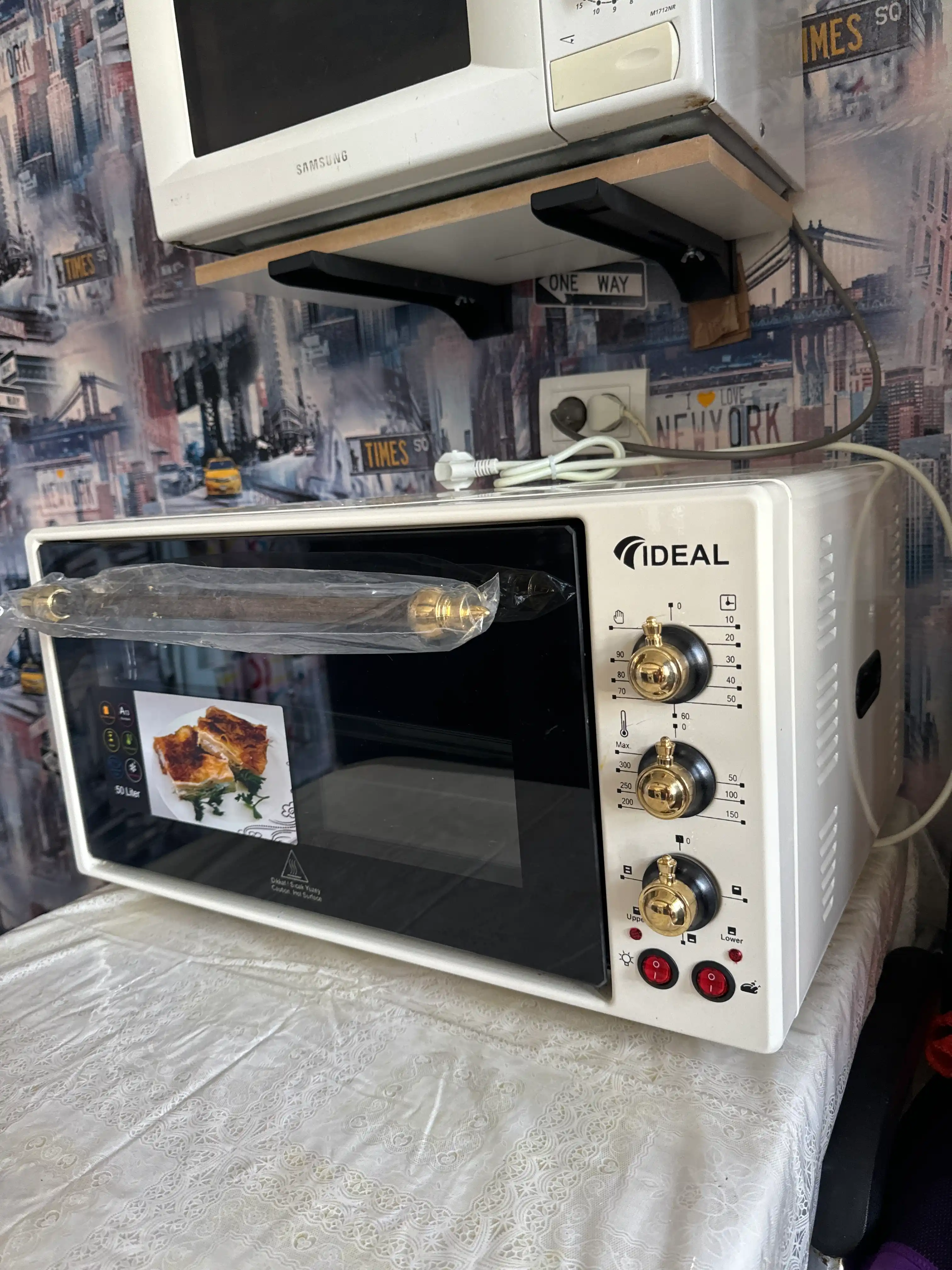 Мини печь Ideal M5004, oбъём 50 л, гриль