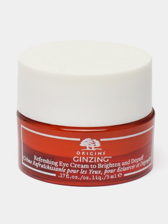 Origins Rise and Radiant set, серум и крем вокруг глаз с деревянным массажером