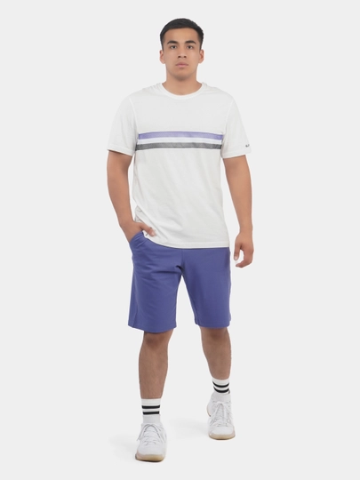 Спортивный мужской костюм Bumbacel, шорты, футболка — BBLSHOP-ФУТШОРТ-ЛАВАНД-L