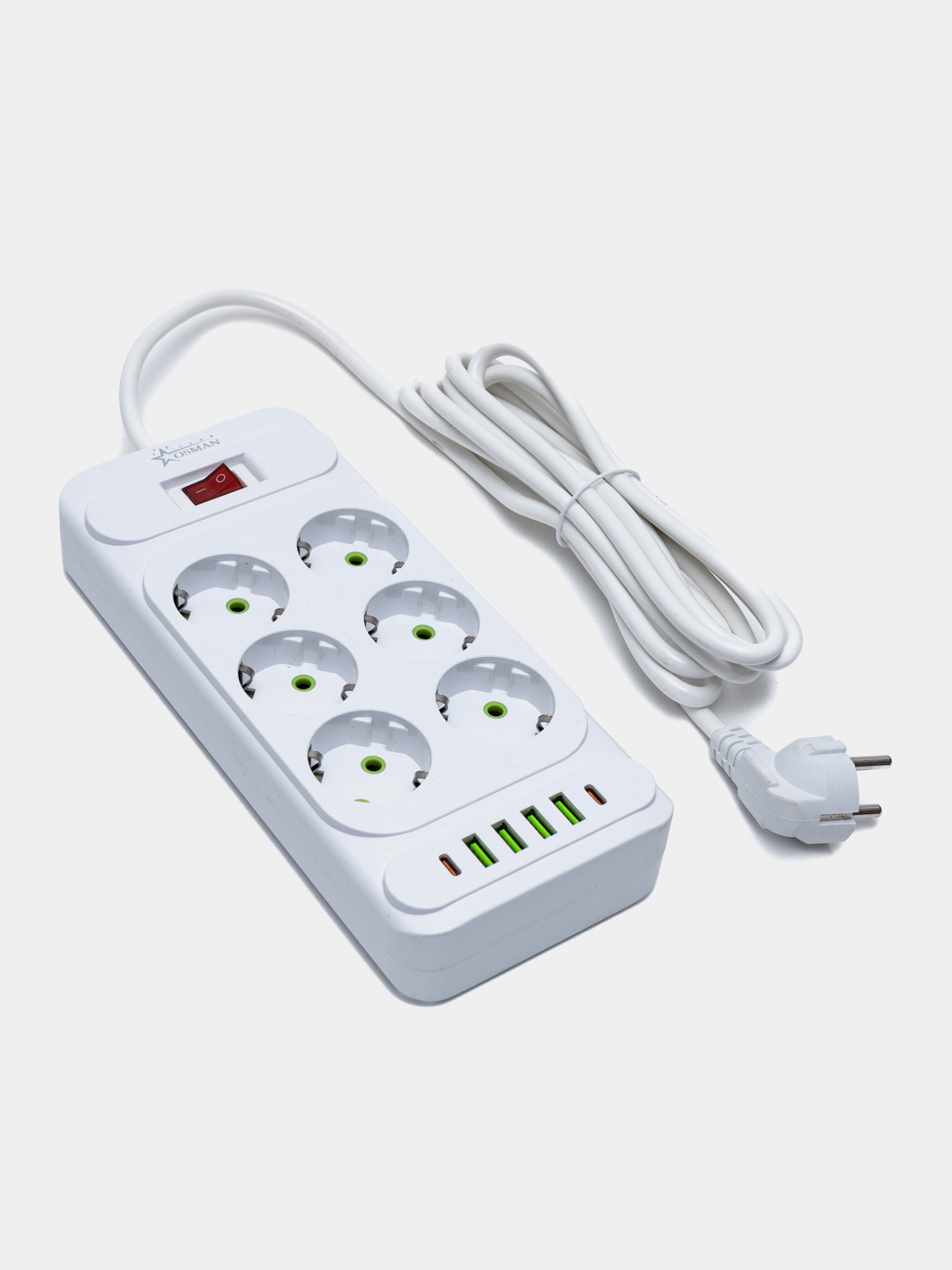 Удлинитель сетевой фильтр с предохранителем с USB 2 купить по низким ...