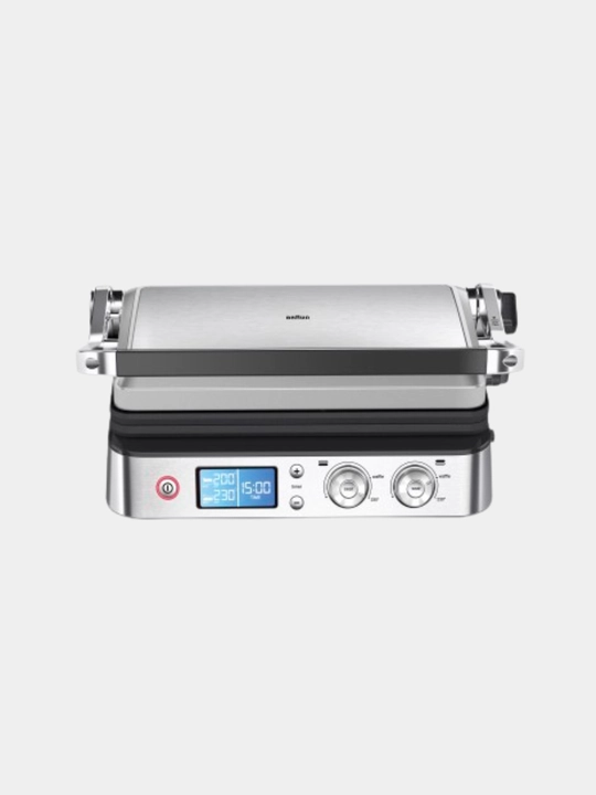 Braun CG9047 elektr grill 2000 Vt, olinadigan panel, yopishmaydigan qoplama, 180°