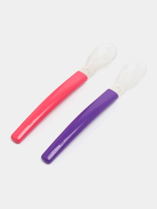 Детские ложки для кормления WeeBaby Wb122, набор из двух ложек, 1 шт - 