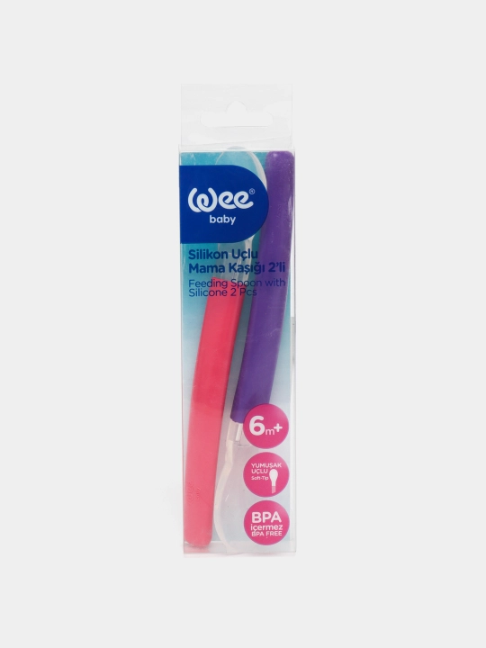 Детские ложки для кормления WeeBaby Wb122, набор из двух ложек, 1 шт
