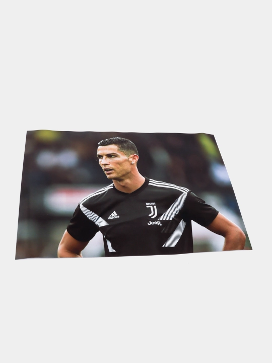 Devordagi plakat, ichki makon katta plakatlar A3 Futbol, ​​Messi, Ronaldu, Barselona, ​​Mbape - 