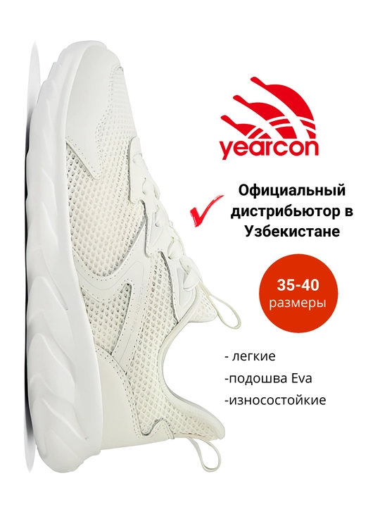 Ayollar to'rli krossovkalari, sport poyafzali, 35-40 Yearcon - 