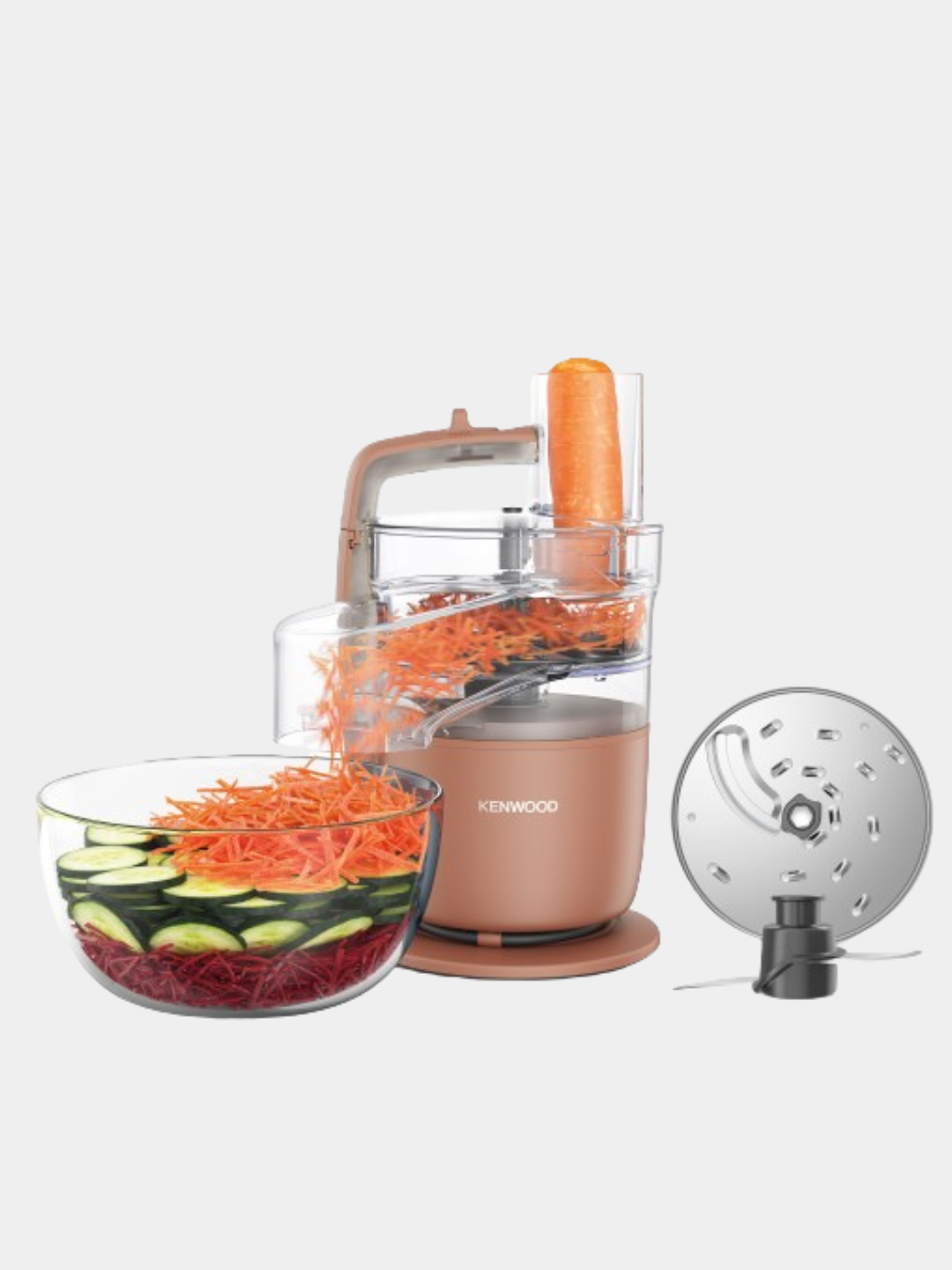 Kenwood FDP22.130RD MultiPro Go oziq-ovqat protsessori, blender, mikser