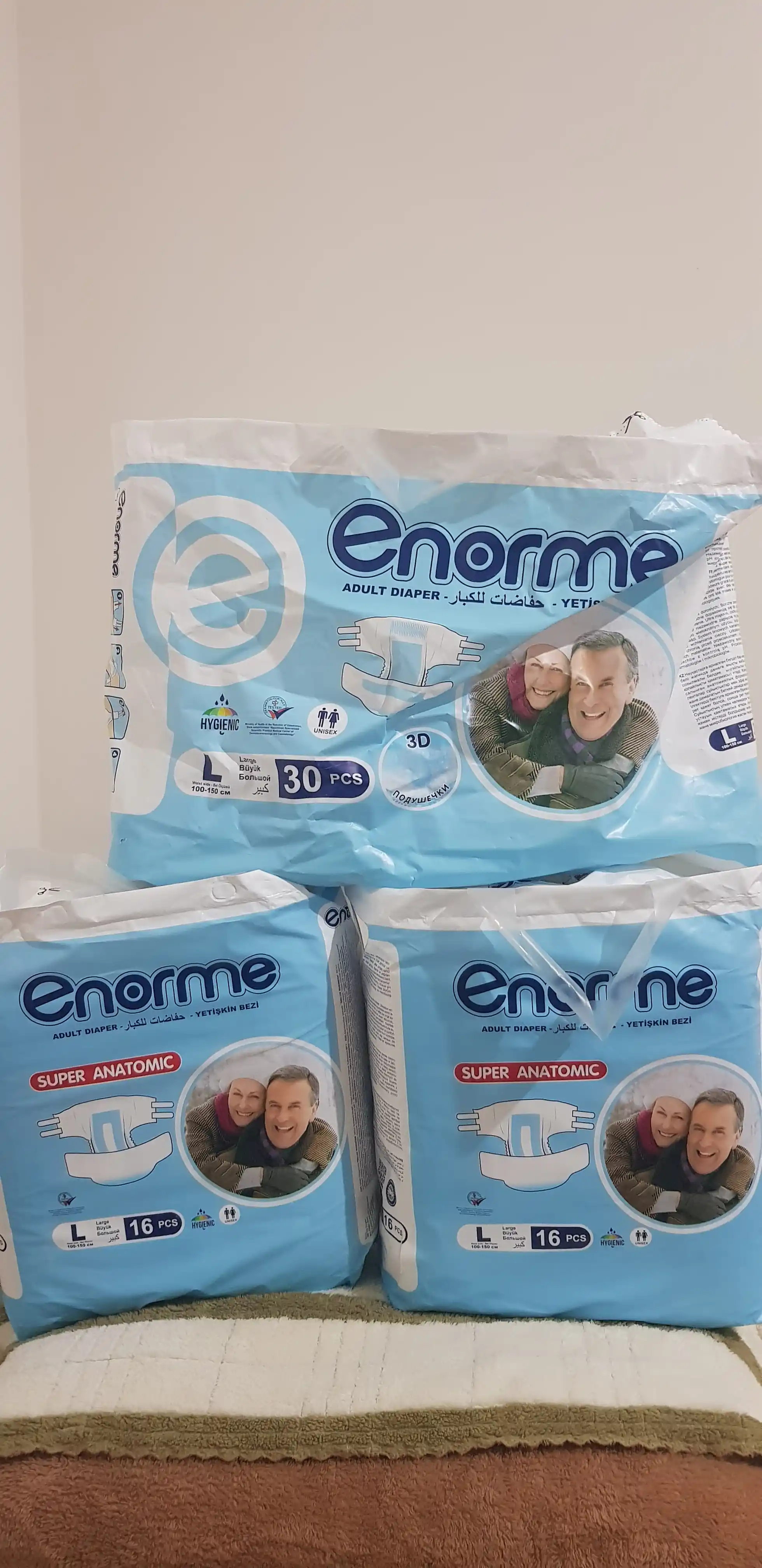 Подгузники для взрослых Enorme, L
