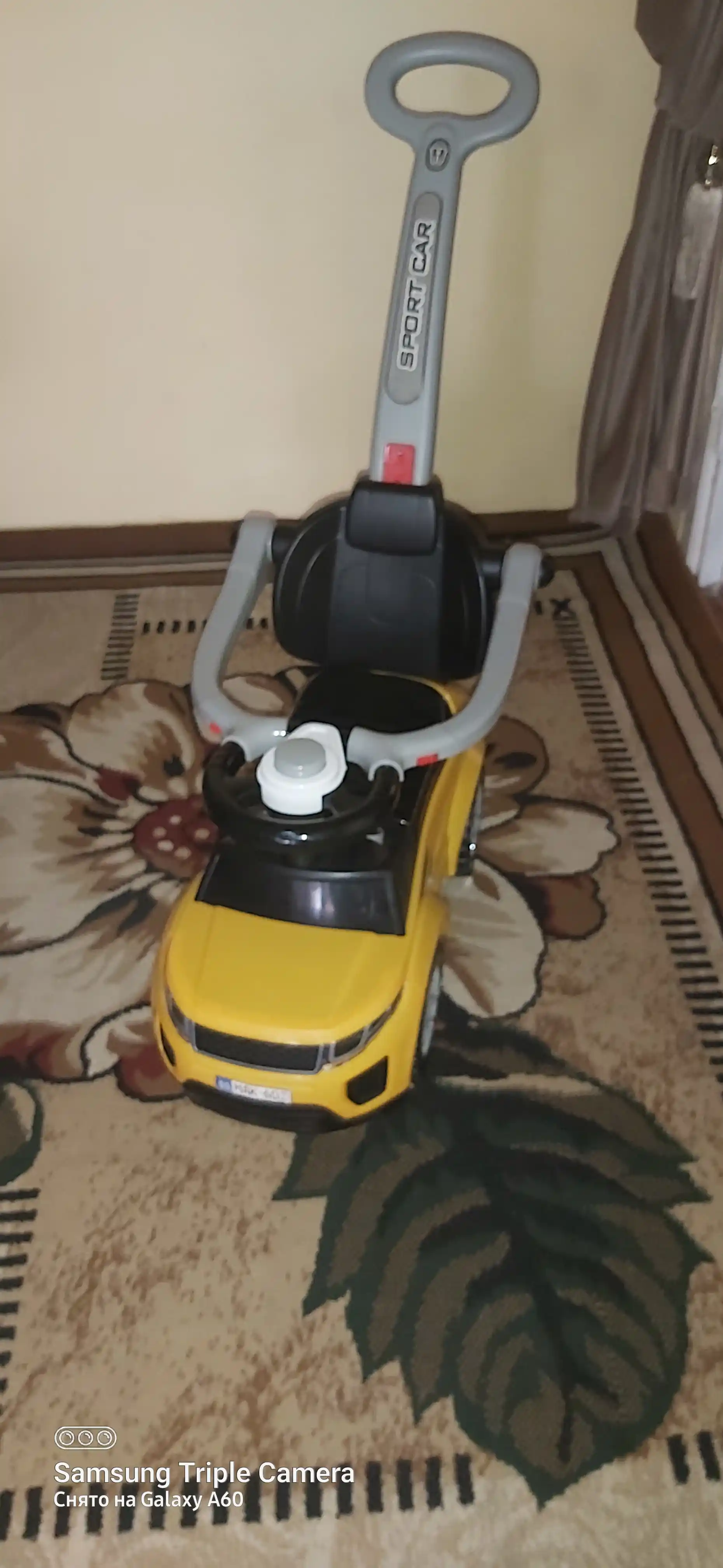 Толокар Babycare Sport Car с ручкой