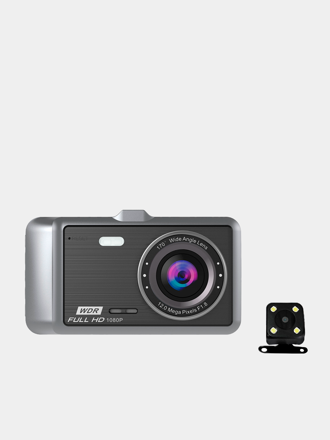 Ikki kamerali avtomobil video DVR