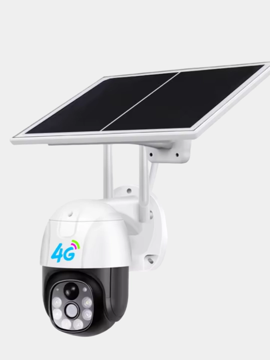 Kuzatuv kamerasi 4G sim karta va quyosh poneli orqali ishlovchi 2 Mp, Ikki tomonlama ovoz - 