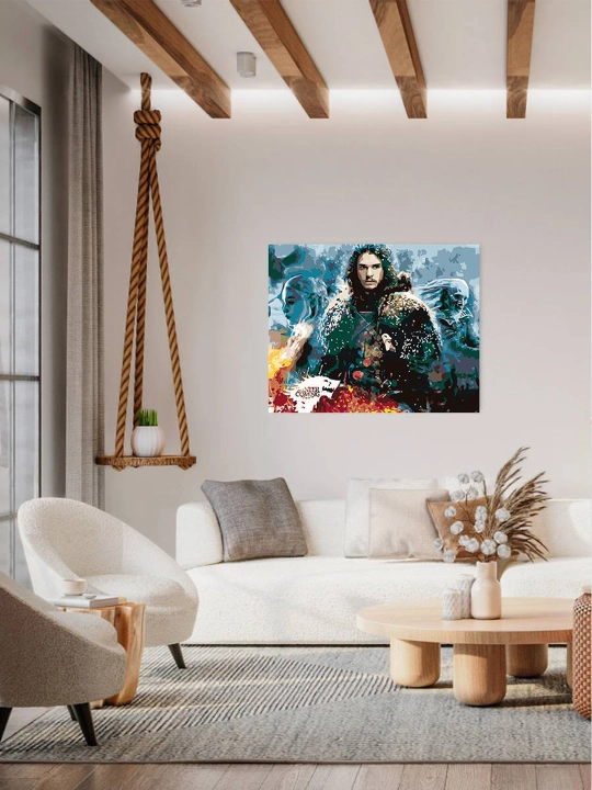 Raqamlar bo'yicha rasm chizish ARTERY "Superqahramonlar", holstda chizmachilik, 40 * 50 sm