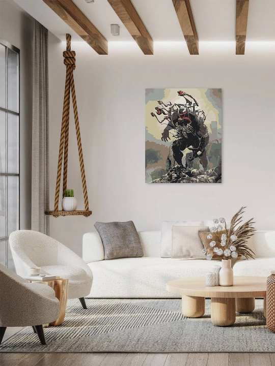 Raqamlar bo'yicha rasm chizish ARTERY "Superqahramonlar", holstda chizmachilik, 40 * 50 sm